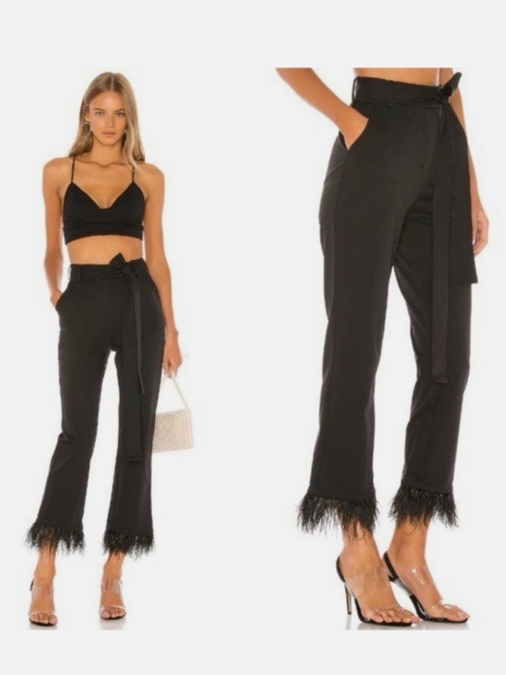 NBD Shane Feather Trouser in Black